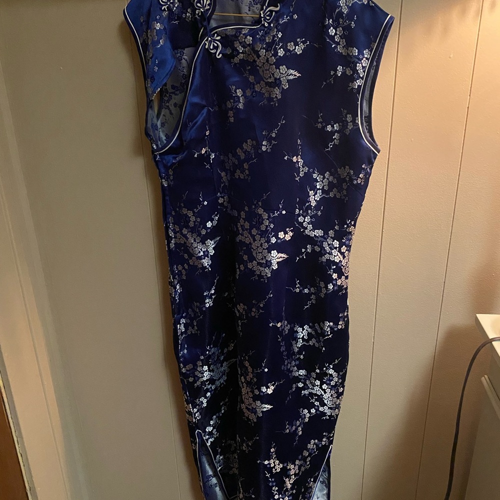 Blue Cheongsam